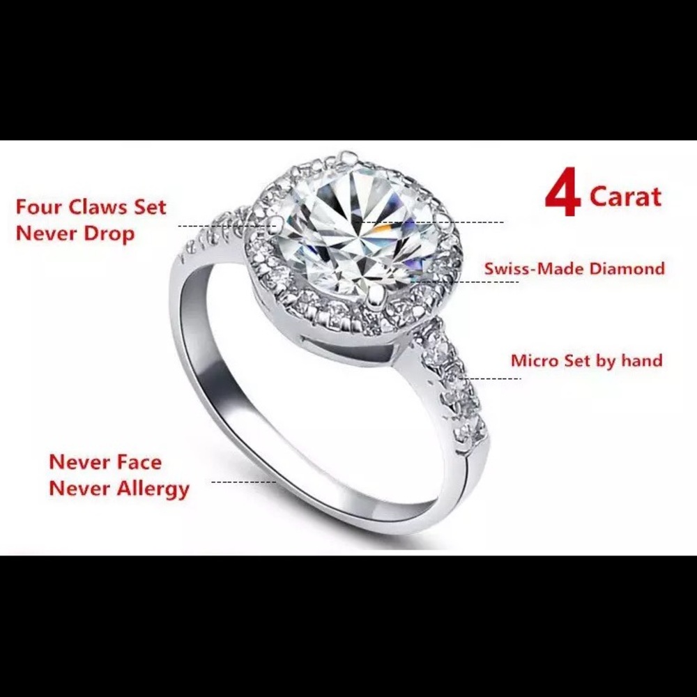 👏🏼CLEARANCE👏🏼S925 Sterling Sliver doing stud earring and ring - Picture 12 of 14